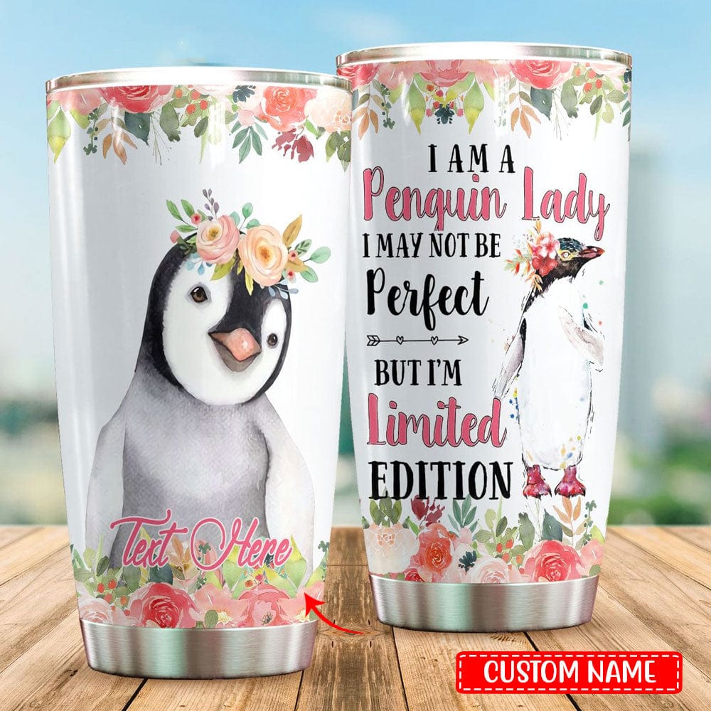 Soy la dama pingüino Vaso pingüino