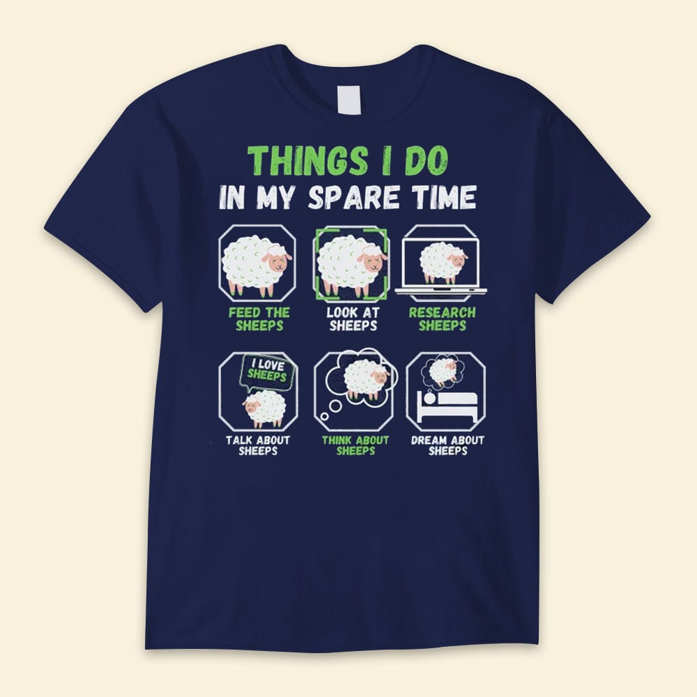 Cosas que hago en mi tiempo libre Camisetas de ovejas