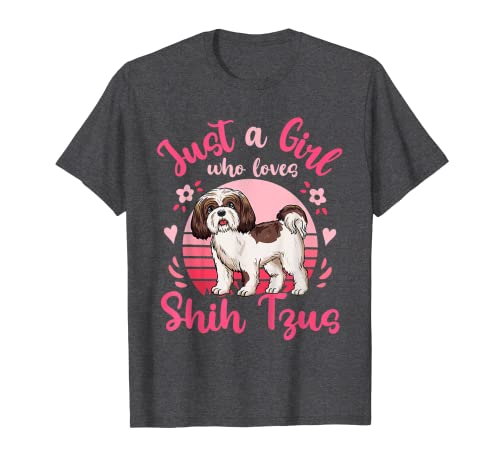 Camiseta "Solo una chica que ama a los Shih Tzu"
