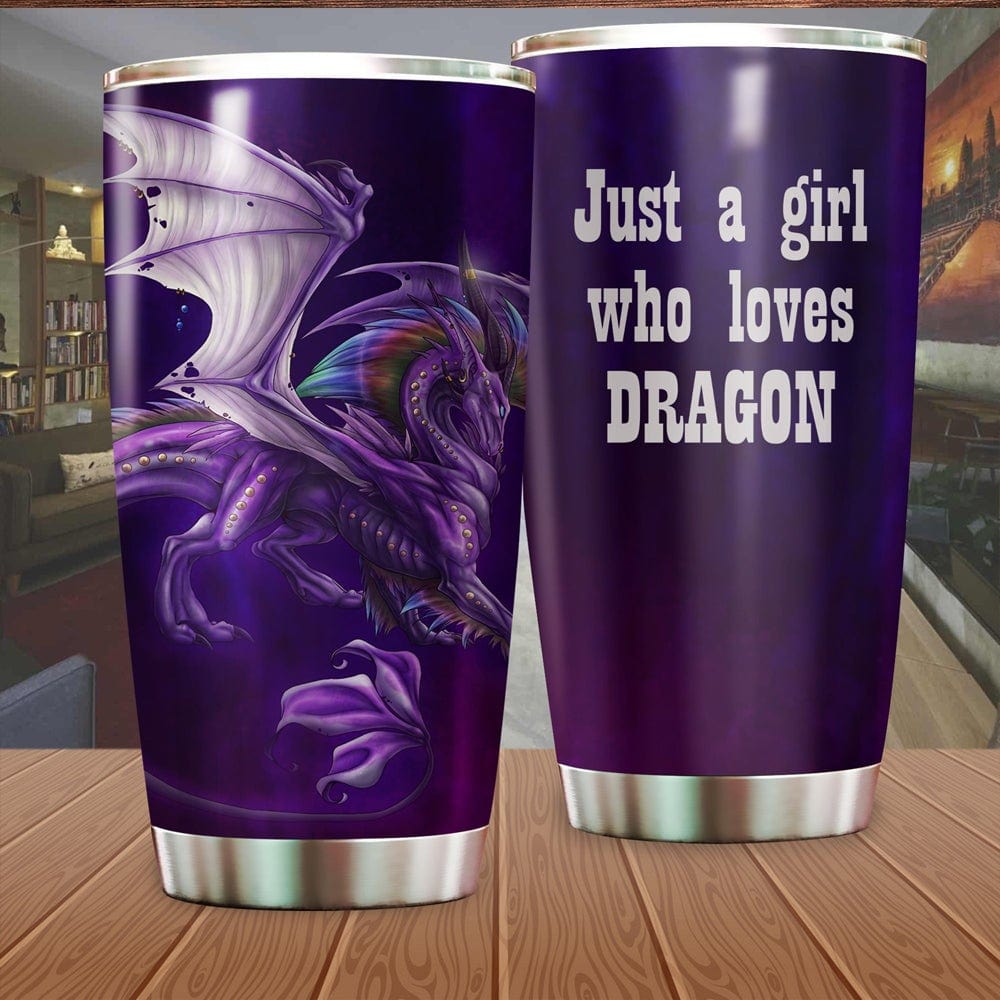 Just A Girl Who Loves Dragon Tumbler