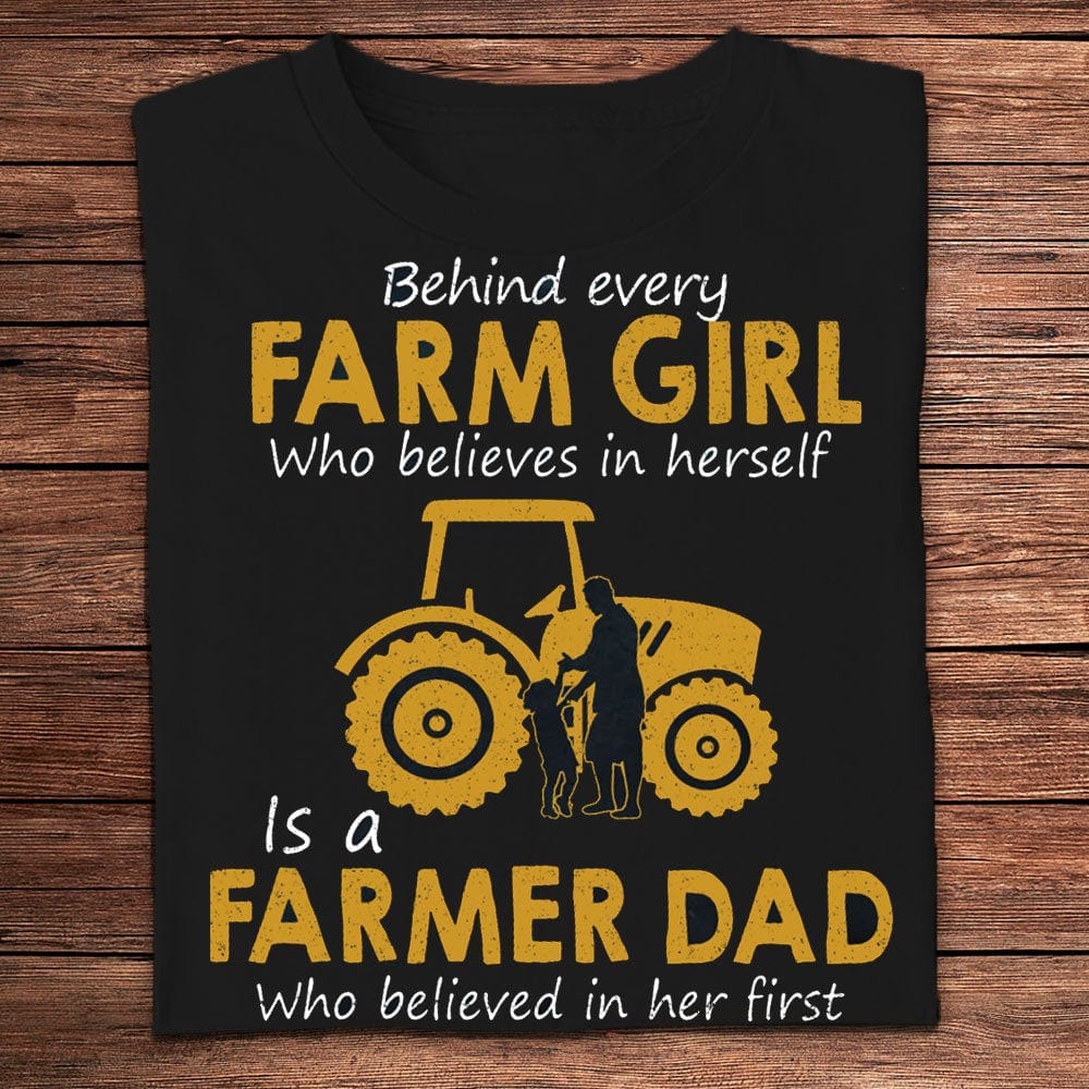 Detrás de cada chica de campo hay un padre granjero que creyó en sus primeras camisetas