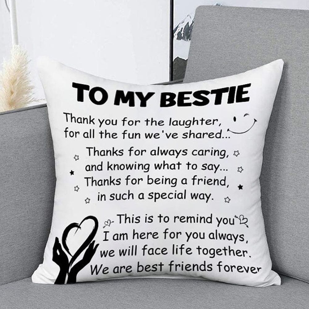 To My Bestie Gift For Friend Pillows Best Friend Pillow Case Hope Fight