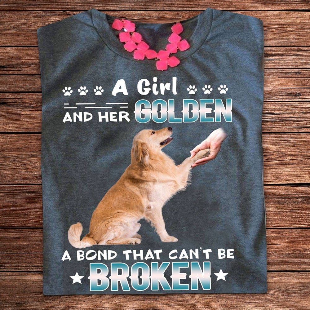 Una niña y su golden retriever: un vínculo que no se puede romper