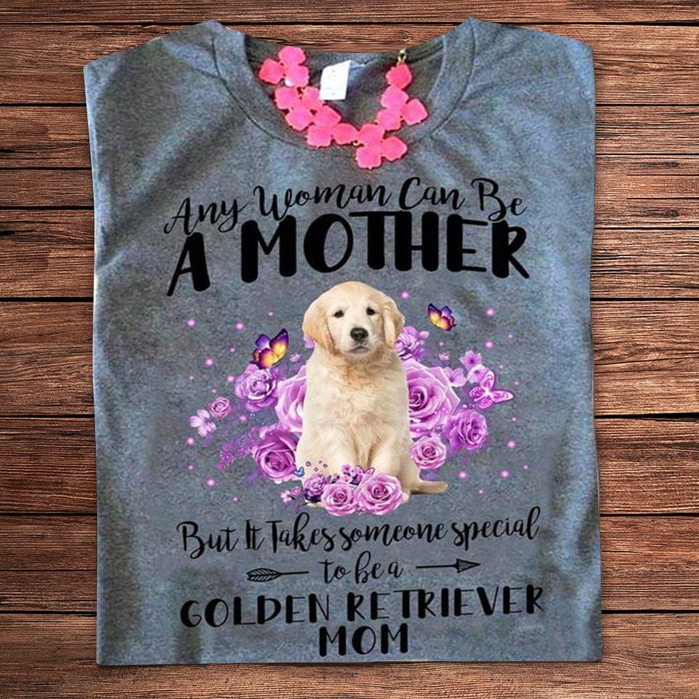 Se necesita alguien especial para ser mamá de un golden retriever