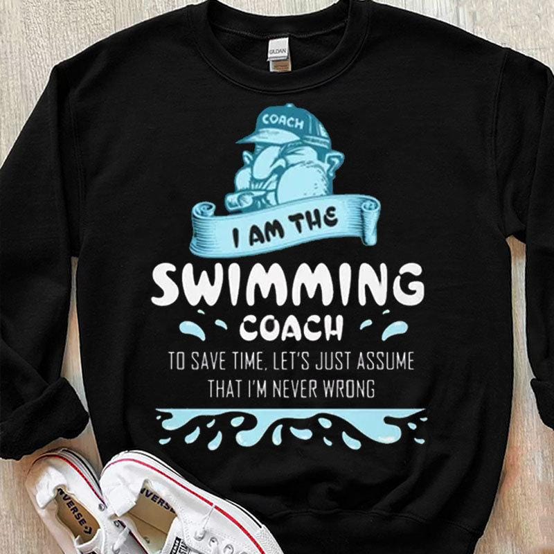 Camisetas Soy el entrenador de natación