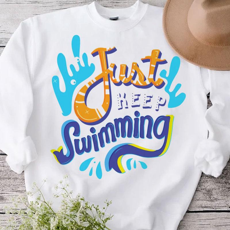 Camisetas Just Keep Swimming