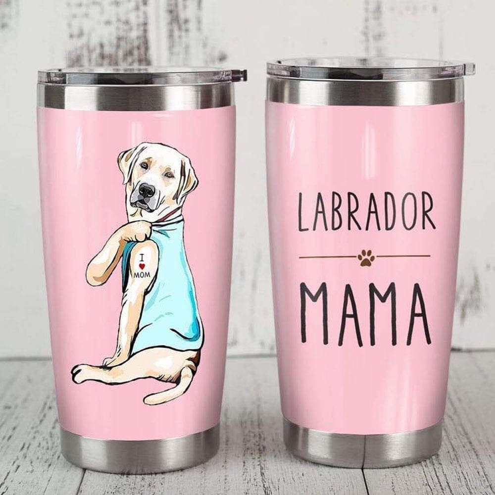 Vaso de mamá Labrador Retriever
