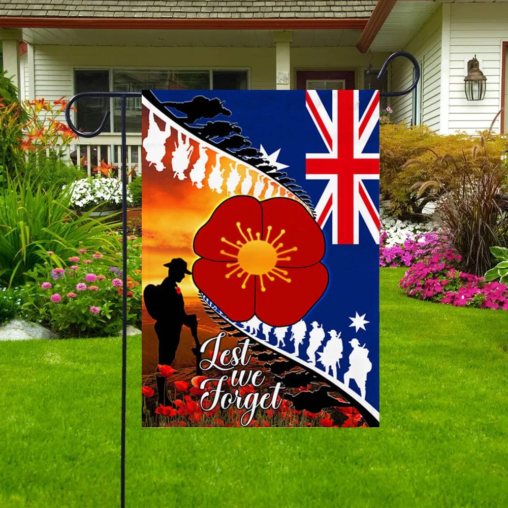 Lest We Forget Memorial Day House & Garden Flag