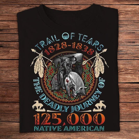 Camisetas de nativos americanos de Trail Of Tears