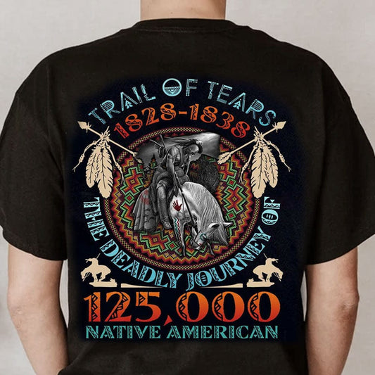 Camisetas de nativos americanos de Trail Of Tears