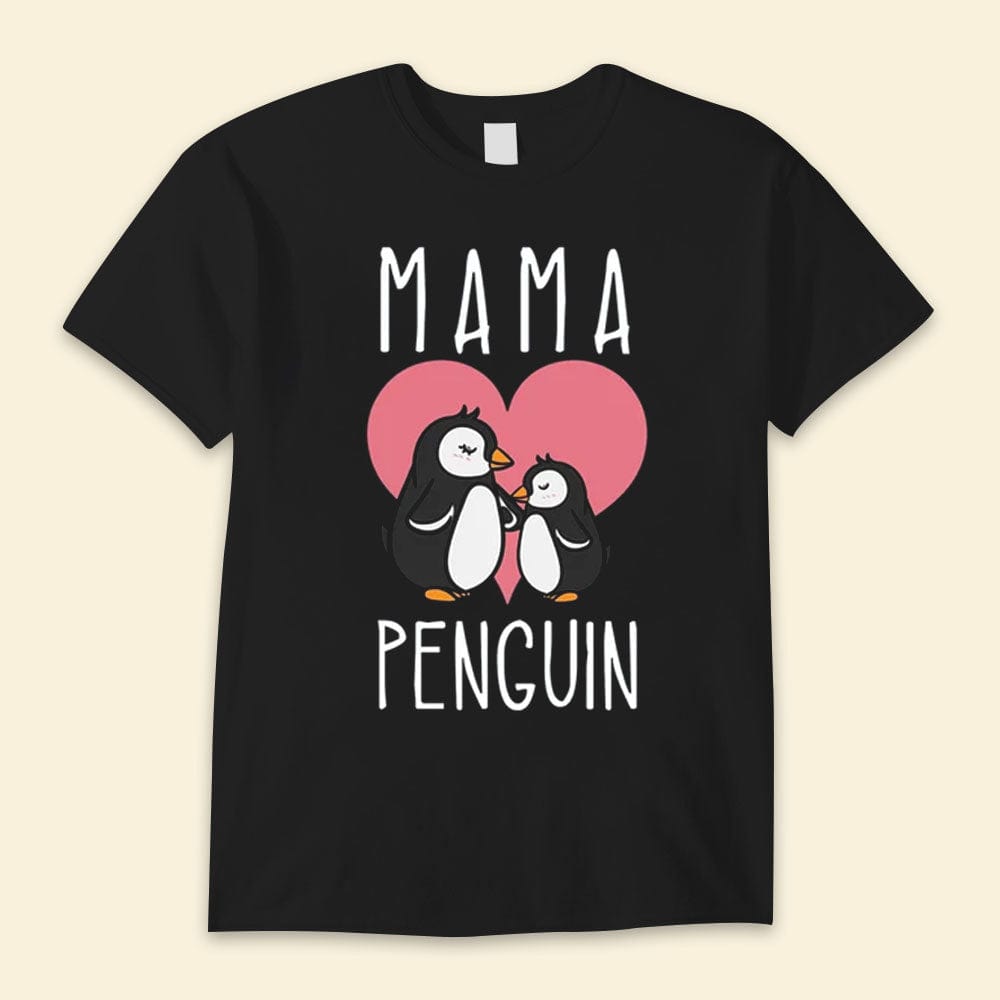 Camisetas de mamá pingüino