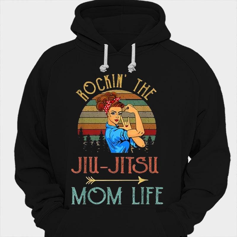 Camisas vintage de mamá que lucen el Jiu Jitsu