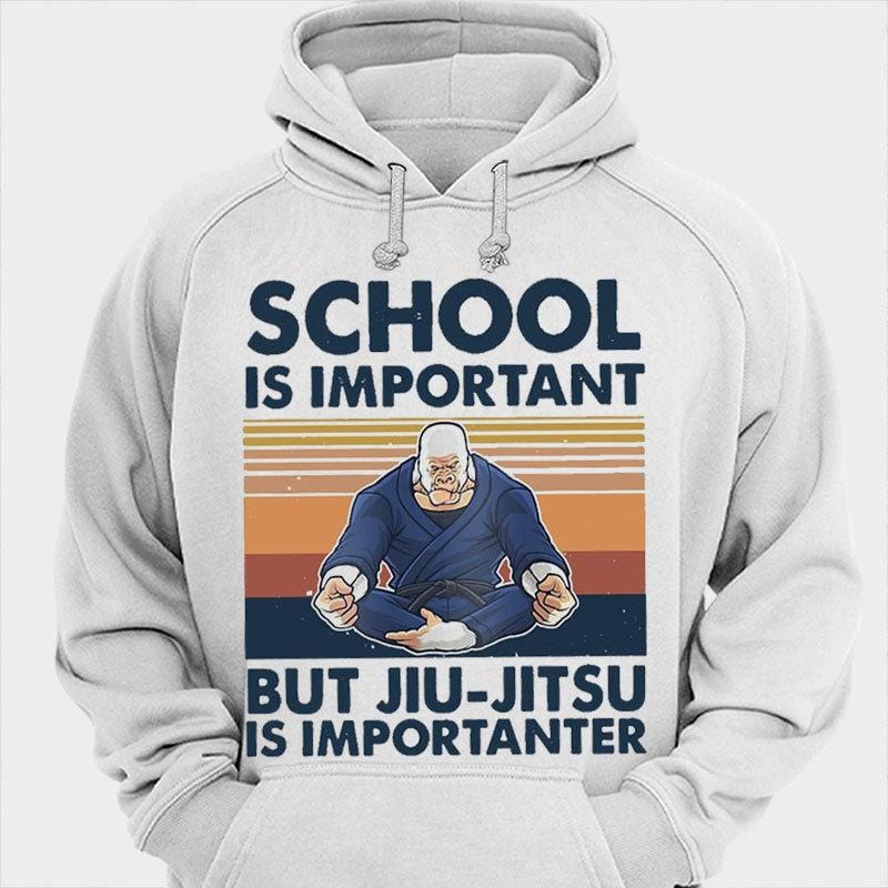 School Is Important But Jiu Jitsu Is Importanter Vintage Shirts