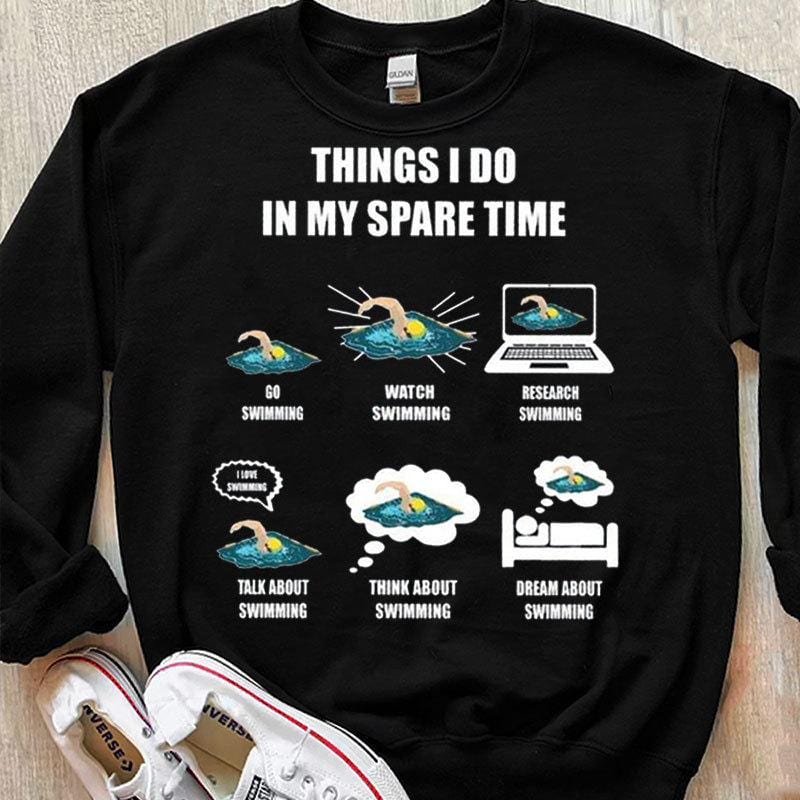 Cosas que hago en mi tiempo libre Camisetas de natación