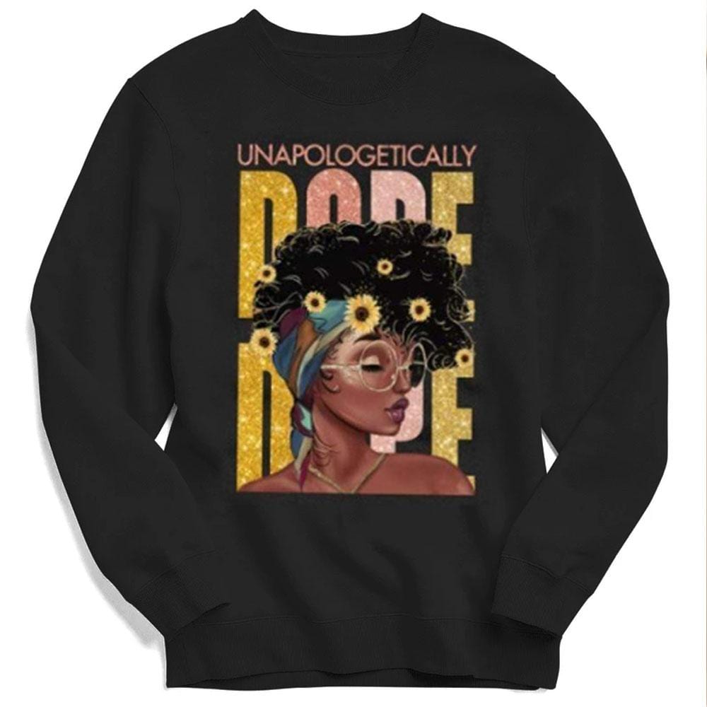 Camisetas afroamericanas sin complejos, sudaderas con capucha, mes de la historia del orgullo de la mujer negra afro