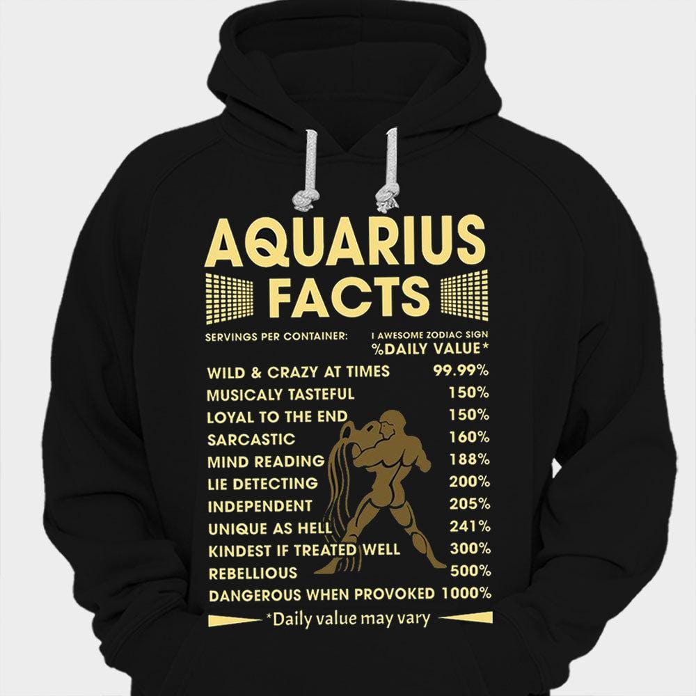 Camisetas con datos sobre Acuario