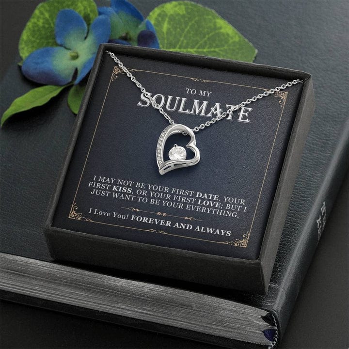 To My Soulmate Forever Love Necklace For Girlfriend - Just Wabt To Be Your Everything