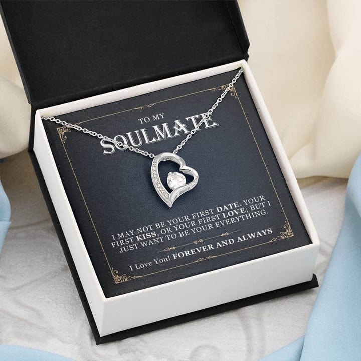 To My Soulmate Forever Love Necklace For Girlfriend - Just Wabt To Be Your Everything