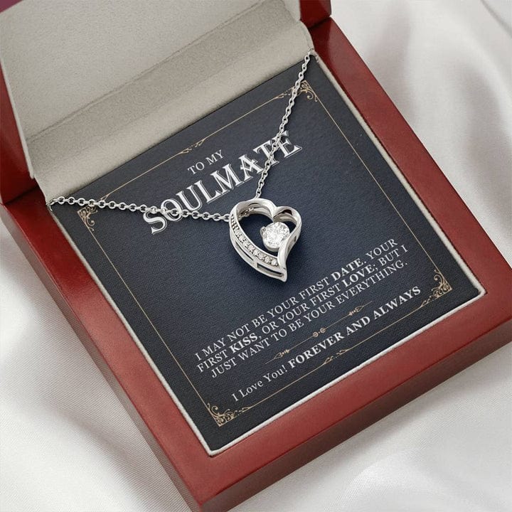 To My Soulmate Forever Love Necklace For Girlfriend - Just Wabt To Be Your Everything