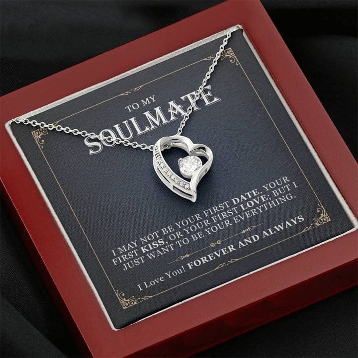 To My Soulmate Forever Love Necklace For Girlfriend - Just Wabt To Be Your Everything