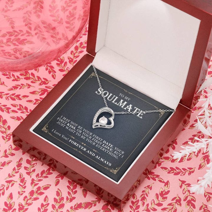 To My Soulmate Forever Love Necklace For Girlfriend - Just Wabt To Be Your Everything