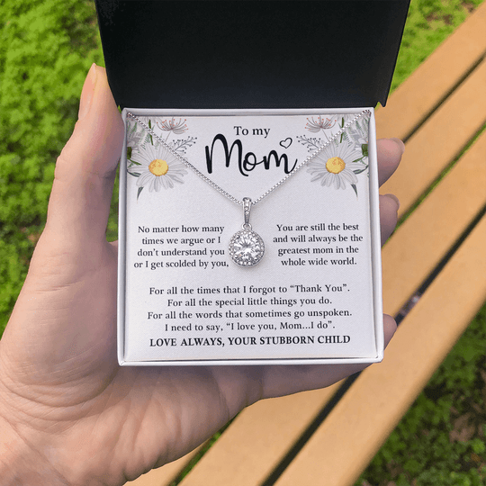 Collar para mi mamá: sigues siendo la mejor y siempre serás la mejor mamá del mundo entero