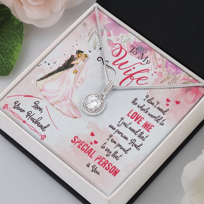 To My Wife Necklace From Husband - I Am Proud To Say That Special Person Is You