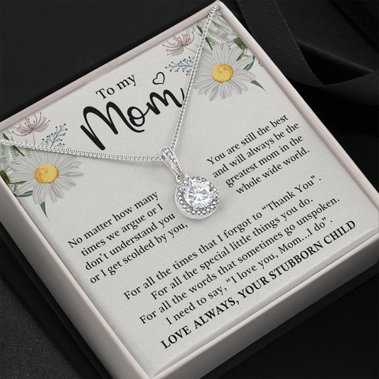 Collar para mi mamá: sigues siendo la mejor y siempre serás la mejor mamá del mundo entero