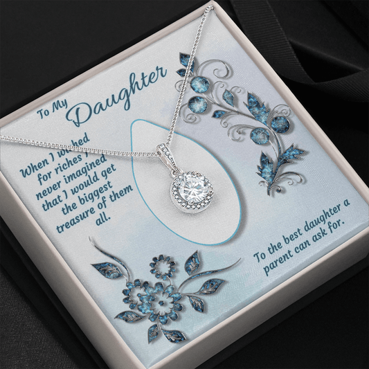Para mi hija, collar eterno, regalos de joyería: cuando pedí riquezas, nunca imaginé que obtendría el tesoro más grande de todos