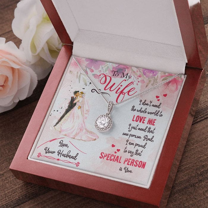 To My Wife Necklace From Husband - I Am Proud To Say That Special Person Is You