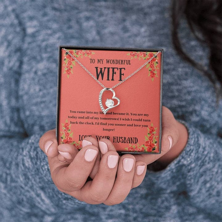 To My Wonderful Wife Necklace From Husband - You Came Into My Life And Became It