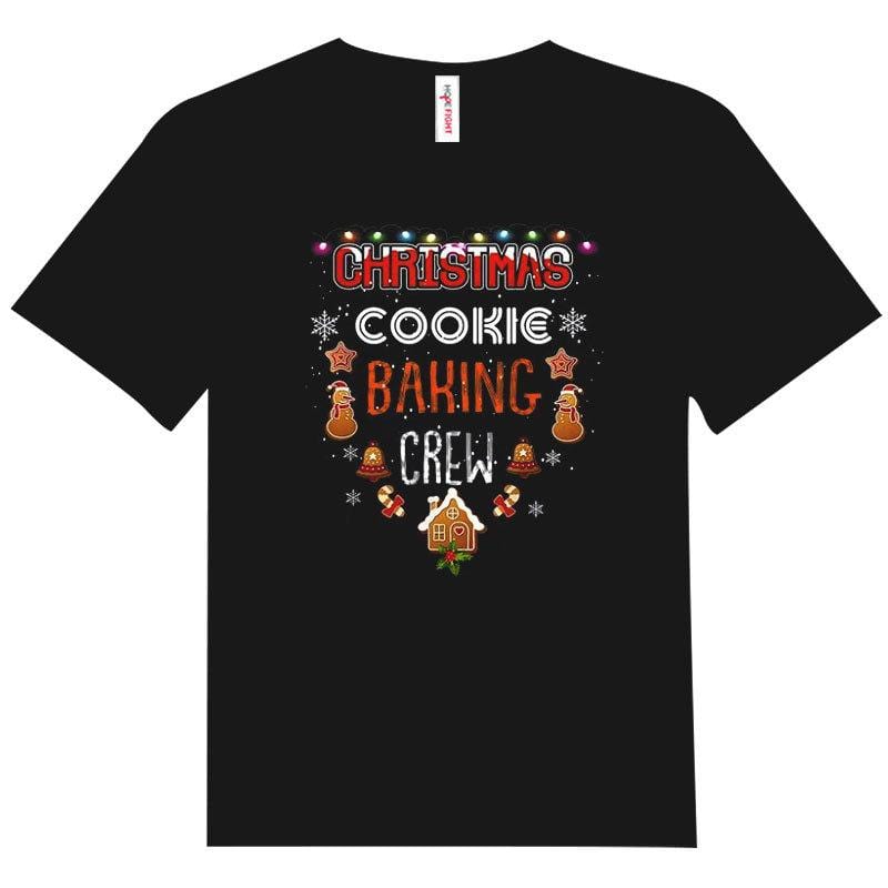 Camisetas para hornear del equipo de repostería de galletas navideñas