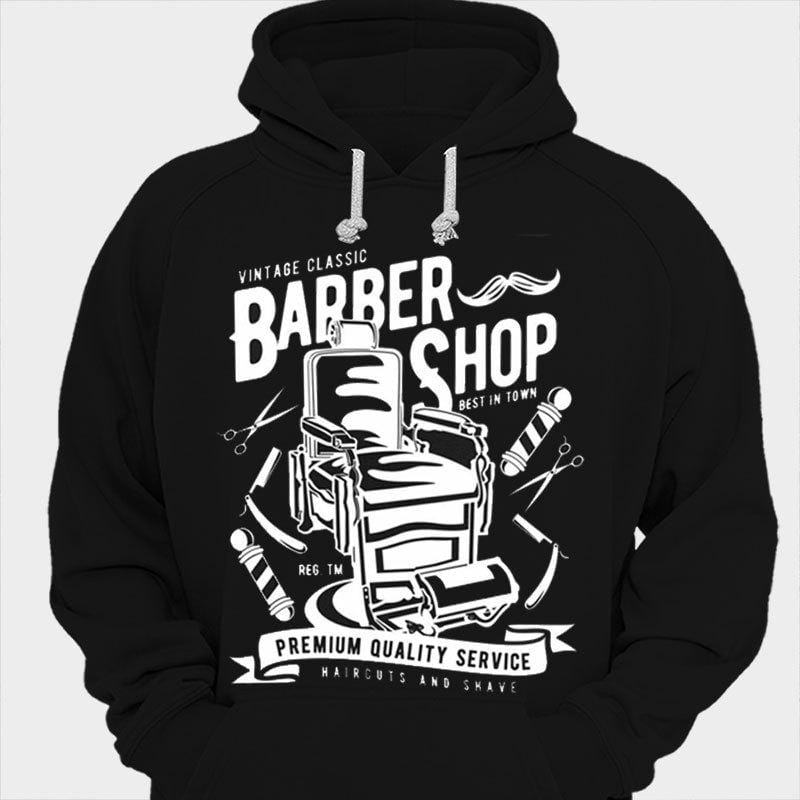 Vintage Classic Barber Shop Premium Quality Service Shirts