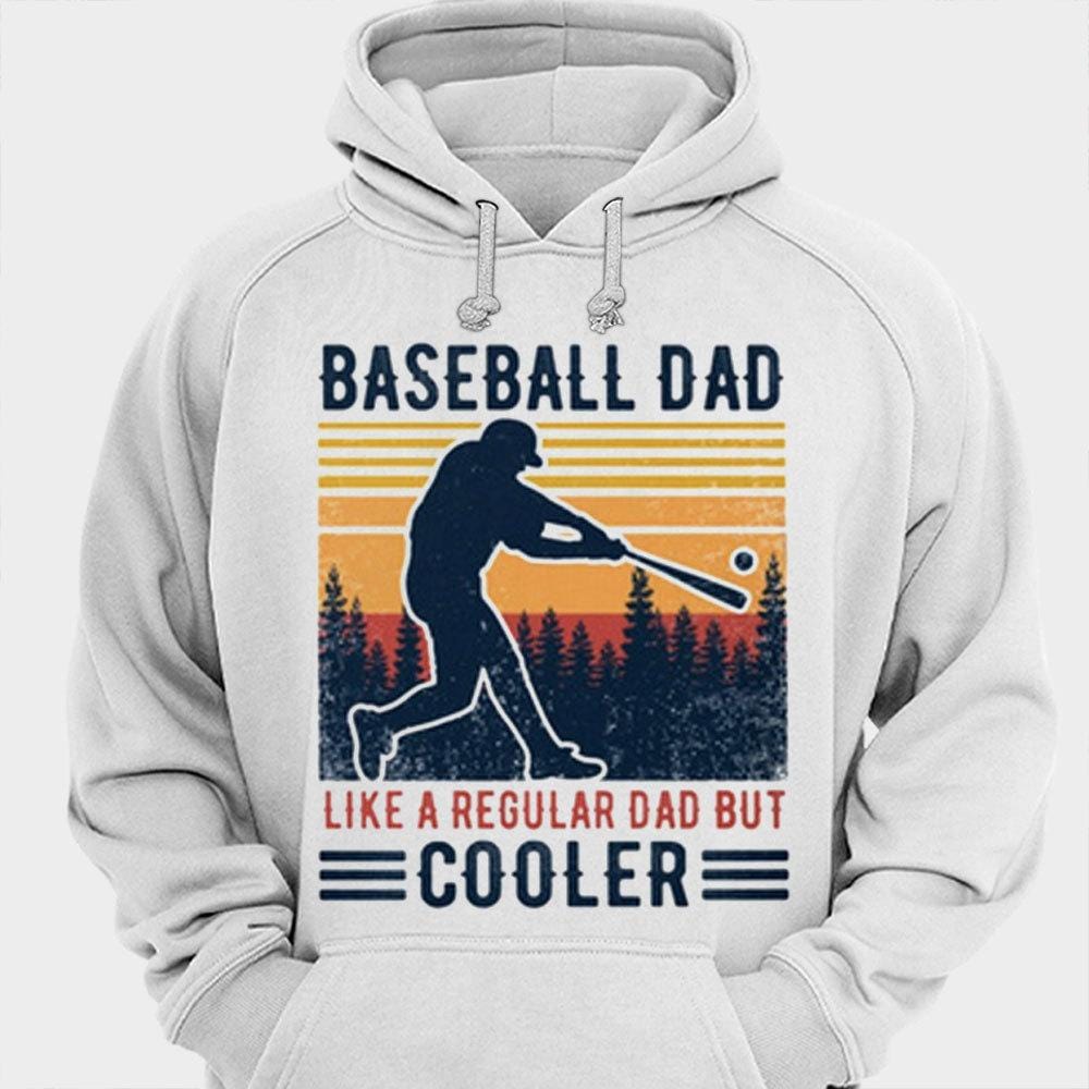 Papá del béisbol como un papá normal pero con camisetas vintage más geniales