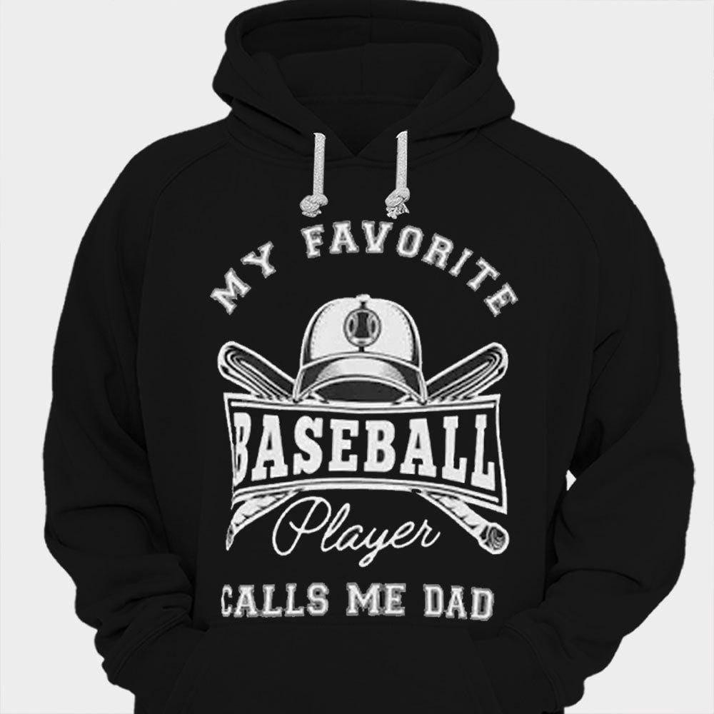 Camisetas que dicen "Mi jugador de béisbol favorito me llama papá"