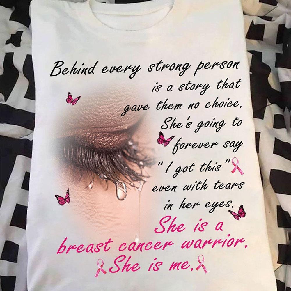 She Is Breast Cancer Warrior, She Is me Breast Cancer Hoodie, Shirts