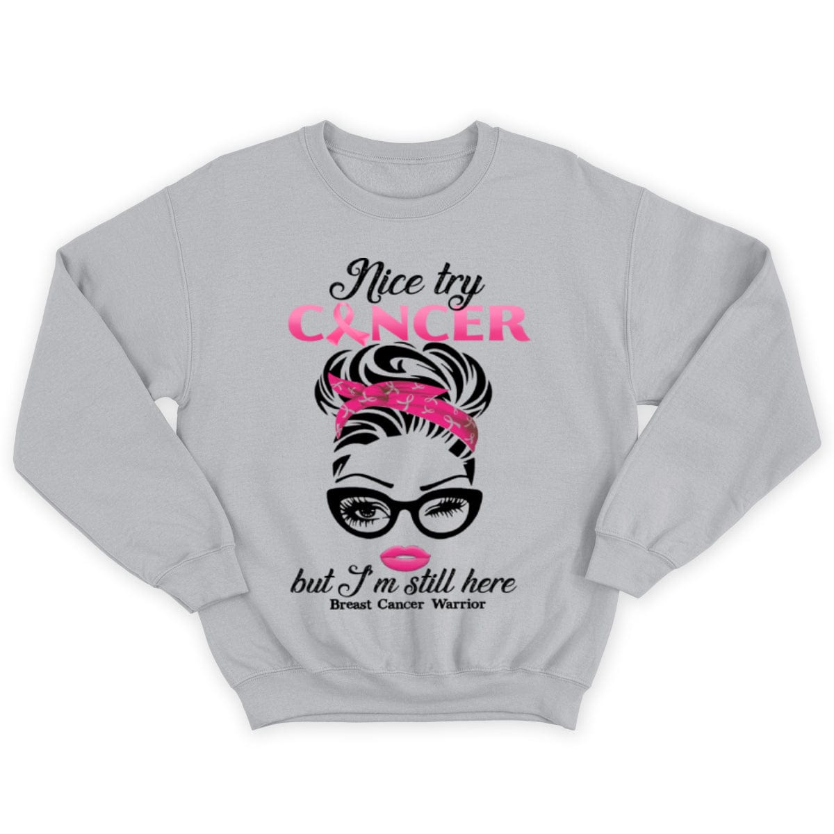 Camisetas contra el cáncer de mama Buen intento, cáncer, pero todavía estoy aquí, camiseta de guerrera contra el cáncer de mama