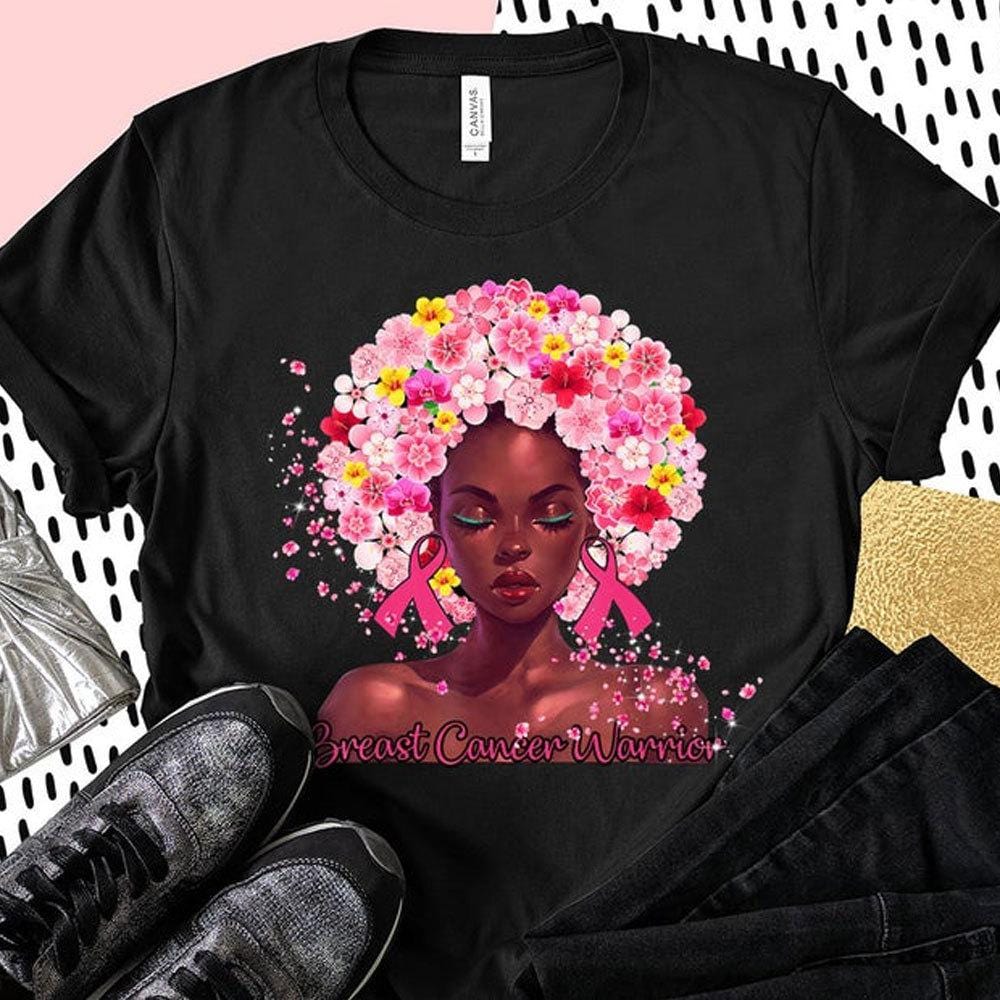 Camisetas contra el cáncer de mama, camiseta de mujer guerrera contra el cáncer de mama