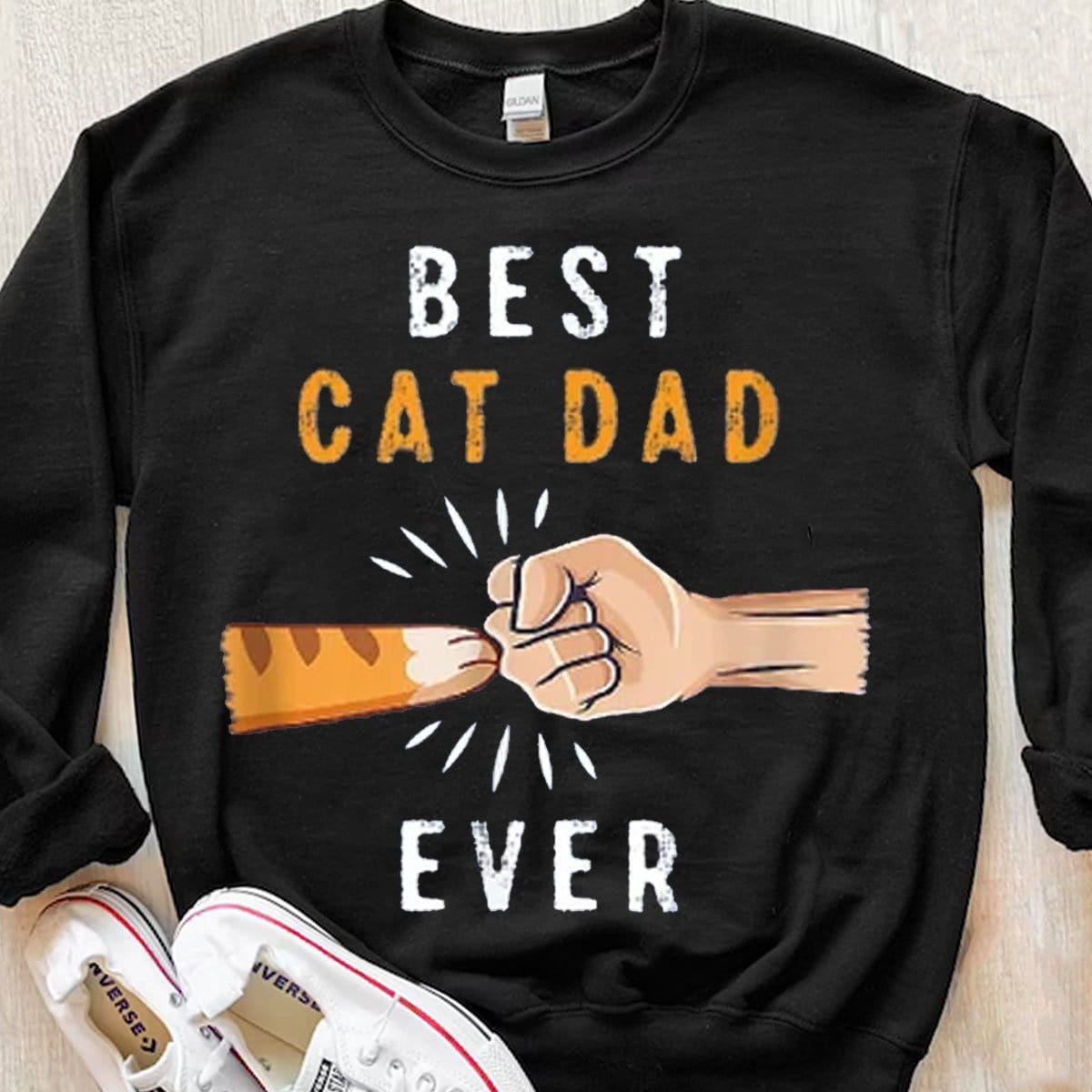 Las mejores camisetas para papás con gatos