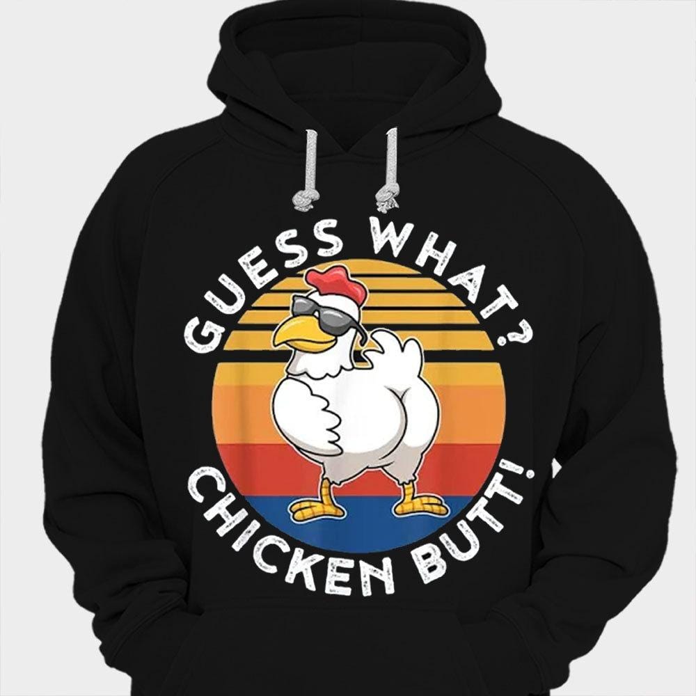 Guess What Chicken Butt Vintage Shirts
