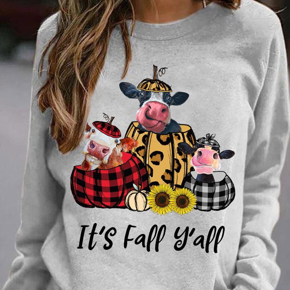Es otoño, amigos, camisetas de vacas