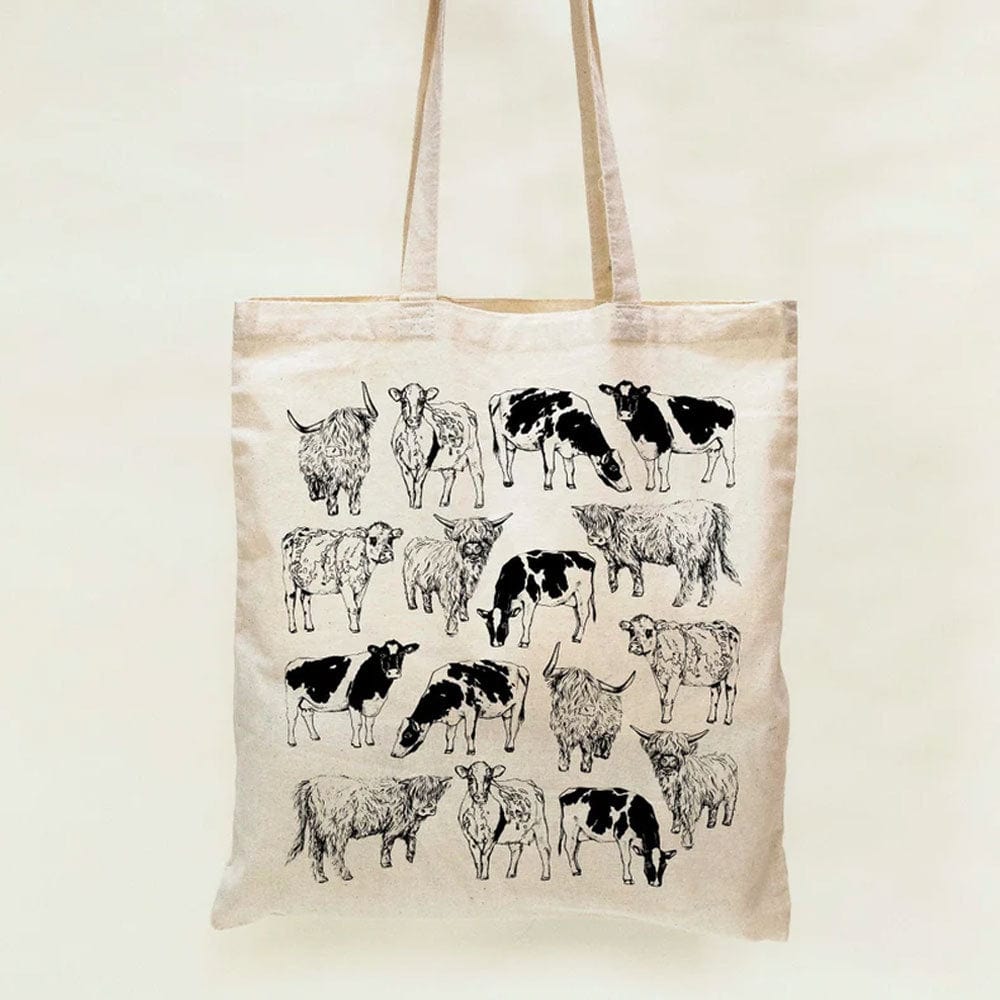 Cow Big Lots Tote Bag