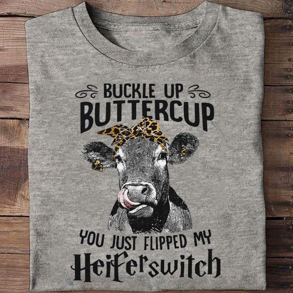 Abróchate el cinturón, Buttercup, acabas de activar mi interruptor de vaquilla, camisetas de vacas
