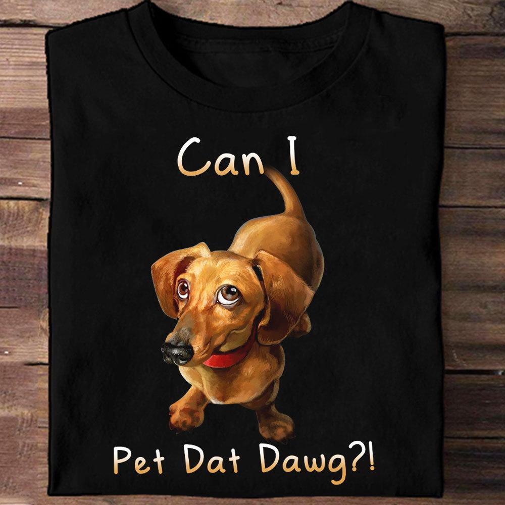 ¿Puedo acariciar a ese perro? Camisetas para perros salchicha