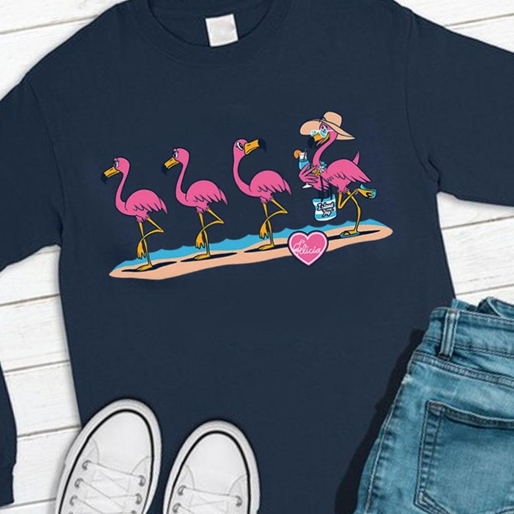 Camisetas de flamencos rosados