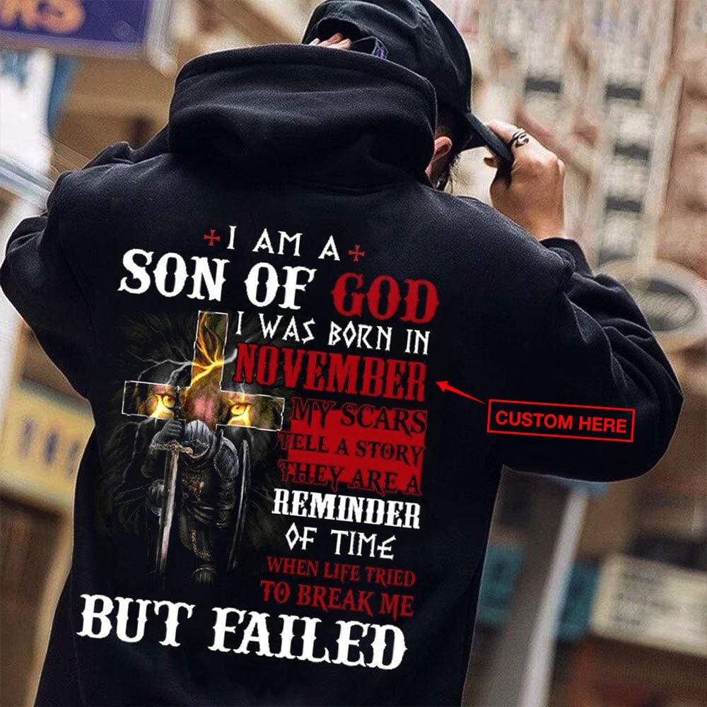 Camisetas personalizadas Soy hijo de Dios