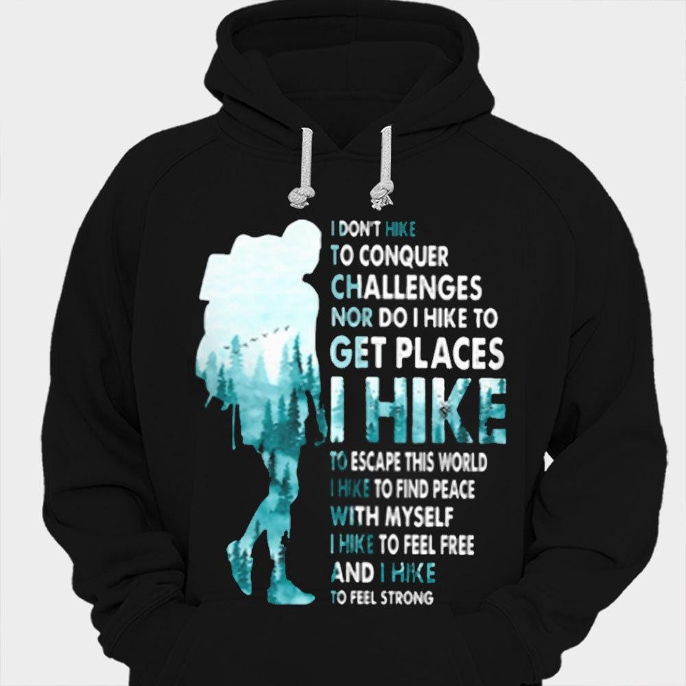 Hago senderismo para escapar de este mundo Camisetas de senderismo