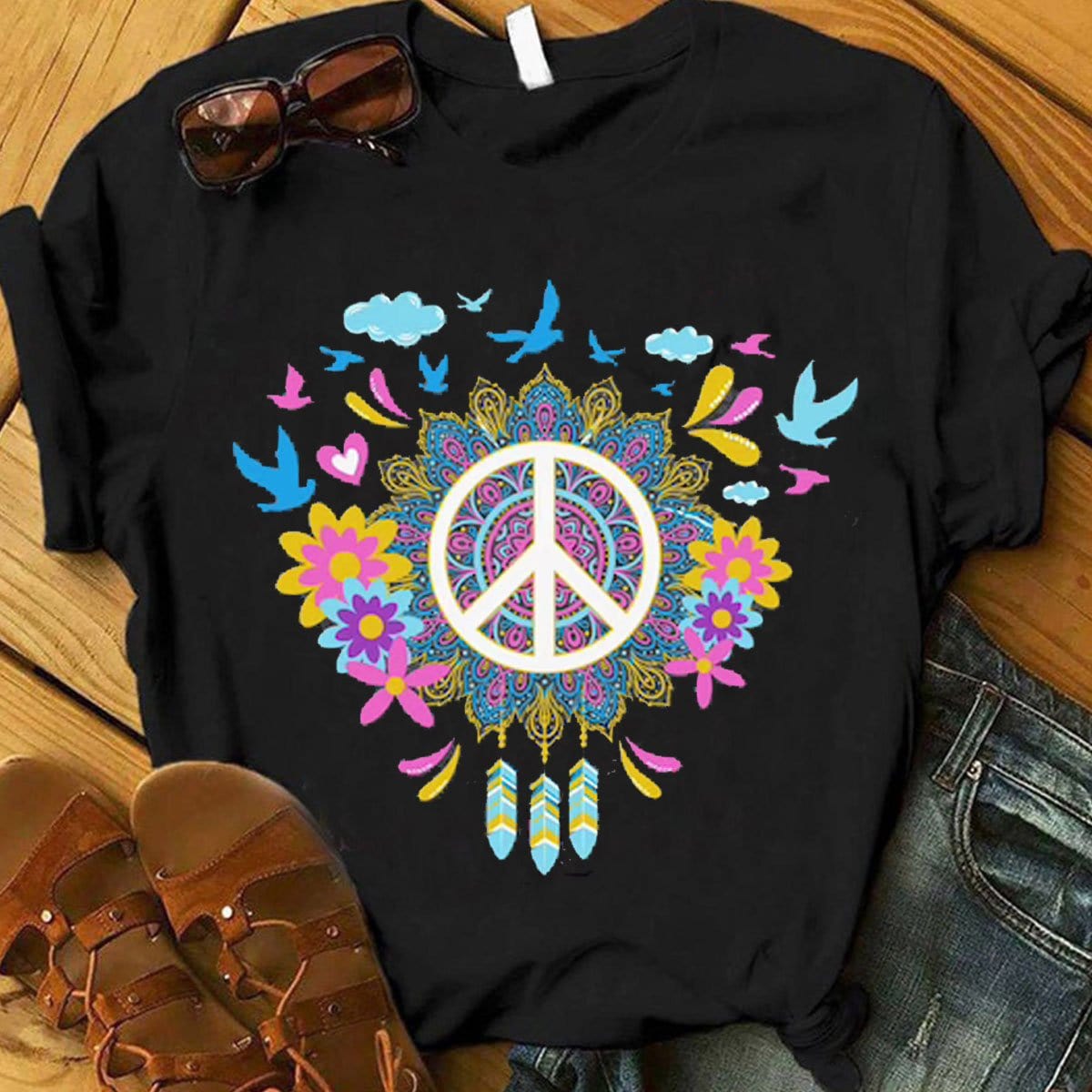 Camisetas con alma hippie