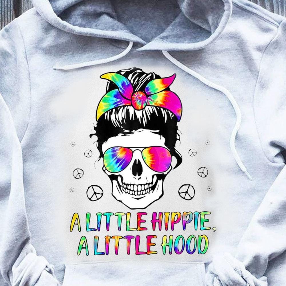 Una camiseta con un poco de hippie y una pequeña capucha