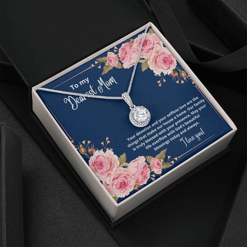 Collar Para Mi Querida Mamá - Que Tu Vida Rebose De La Hermosa Bendición De Dios Hoy Y Siempre